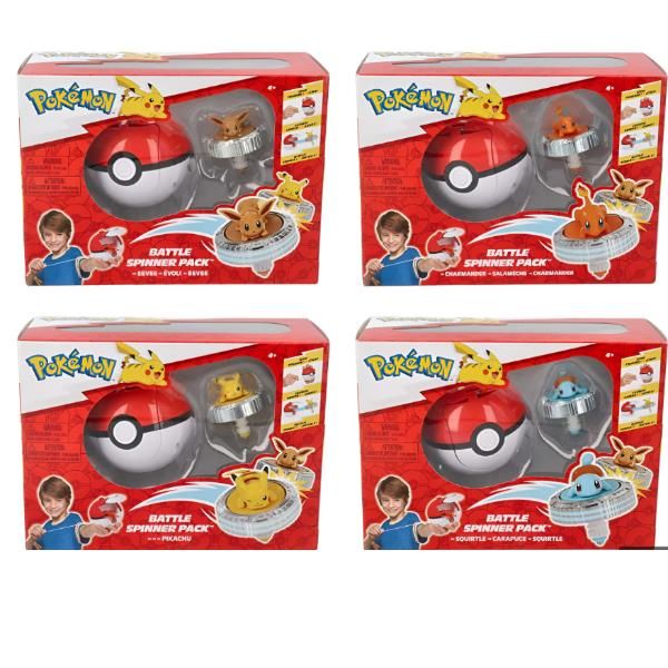 REI TOYS POKEMON TROTTOLA PERSONAGGIO E POKE BALL LANCIATORE