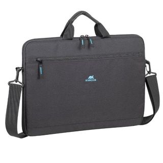 RIVACASE GREMIO BORSA PER NOTEBOOK DA 15.6" TASCA ESTERNA CON TRACOLLA NERO
