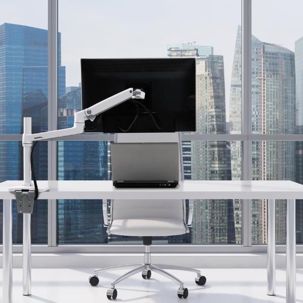 Ergotron LX - Kit montaggio (braccio snodato) - per Monitor - Alluminio, acciai…