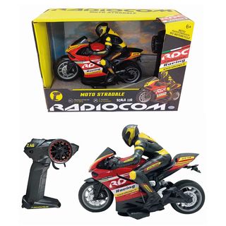 Radiocom - Moto Stradale Scala 1:10 RC 2.4 GHz, 7 funzioni