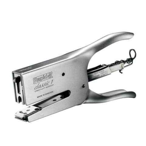 Rapid Classic K1 Platinum - Graffatrice - 50 fogli - 24/6, 24/8+ - cromo opaco