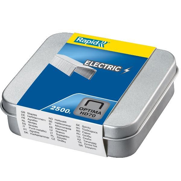Rapid Optima HD70 - Punti metallici - filo metallico galvanizzato - pacco da 25…