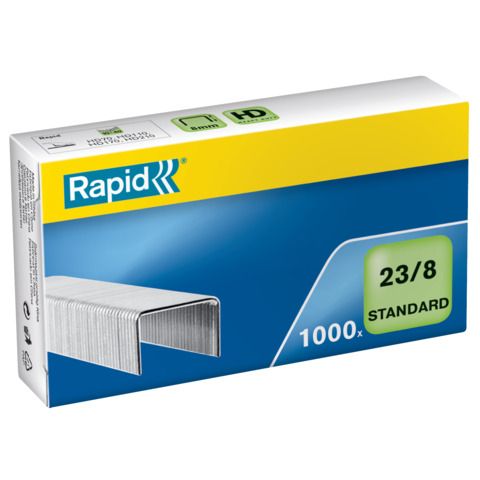 Rapid Standard - Punti metallici - 23/8 - 8 mm - acciaio galvanizzato - pacco d…