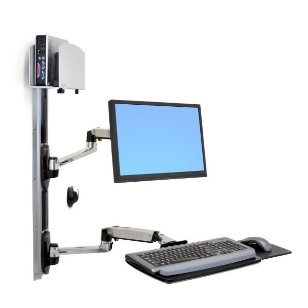 Ergotron LX Wall Mount System - Kit montaggio (braccio per montaggio a muro, su…