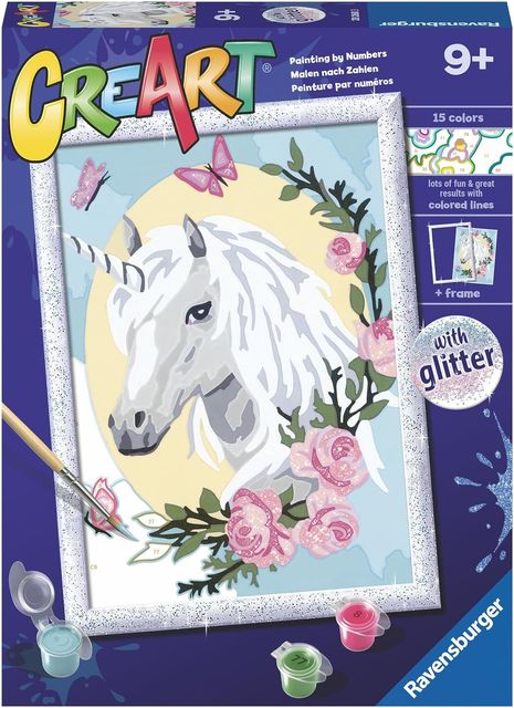 Ravensburger CreArt Serie D Classic - Ritratto di unicorno 20268