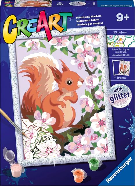 Ravensburger CreArt Serie D Classic - Scoiattolo glitter 20180