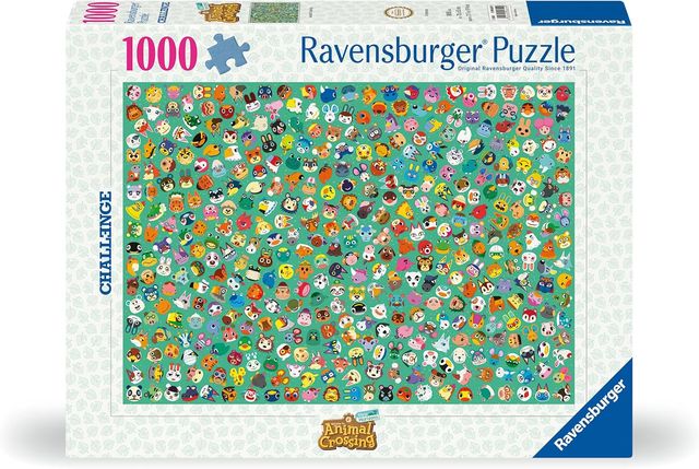 Ravensburger Puzzle 1000 PC Challenge - Animal Crossing 12000629