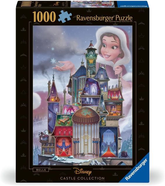 Ravensburger Puzzle 1000 PC Disney Castles - Belle 12000262