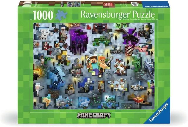 Ravensburger Puzzle 1000 PC Licensed - Minecraft Mobs 12000422