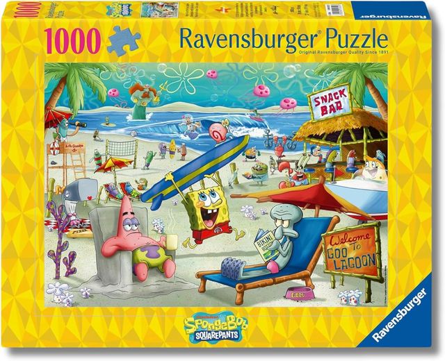 Ravensburger Puzzle 1000 PC Licensed - Spongebob 12001822