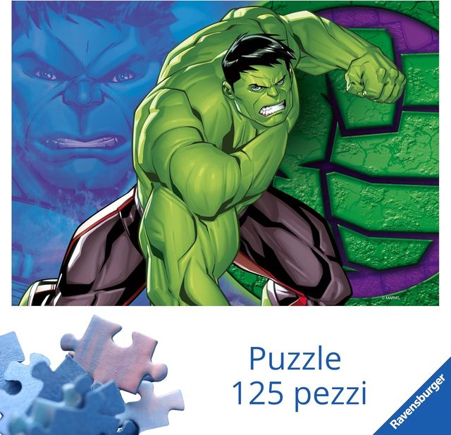 Ravensburger Puzzle 125 PC - Hulk 12004218