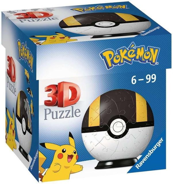 Ravensburger Puzzle 3D - Puzzleball 54 pc Pokeball nera 11266