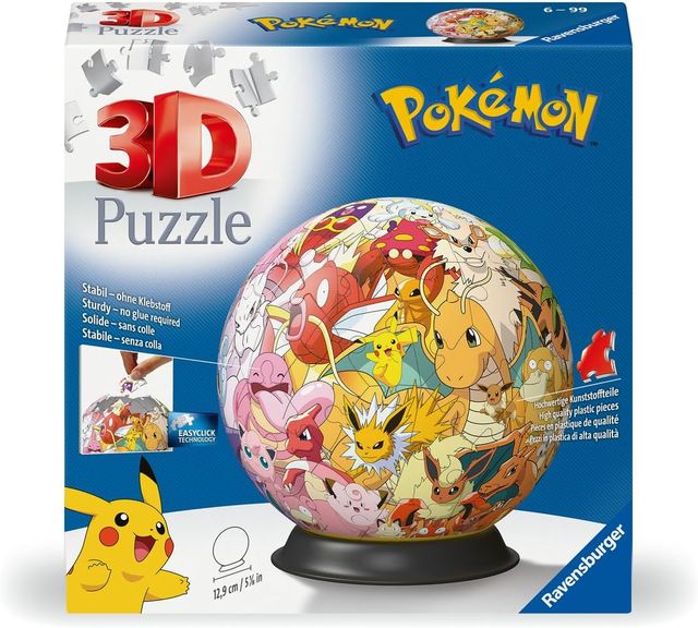 Ravensburger Puzzle 3D - Puzzleball 72 pc - POKEMON 11595
