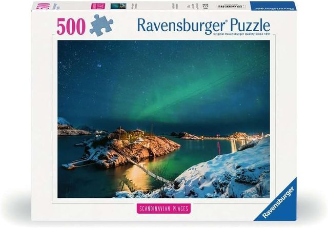 Ravensburger Puzzle 500 PC - Aurora boreale a Troms, Norvegia 12000845