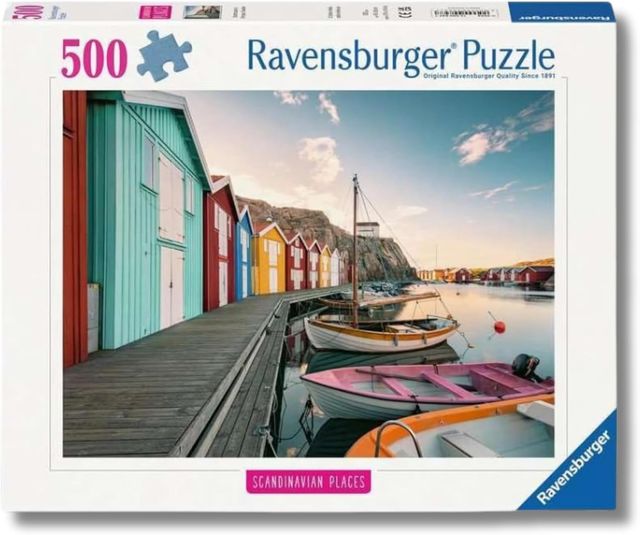 Ravensburger Puzzle 500 PC - Case galleggianti a Smogen, Svezia 12000847