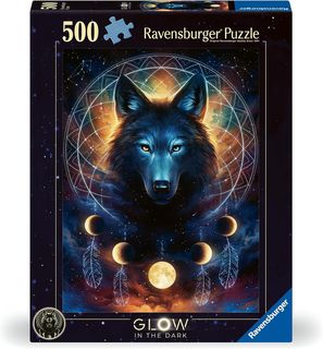 Ravensburger Puzzle 500 PC - Lupo splendente 12000442