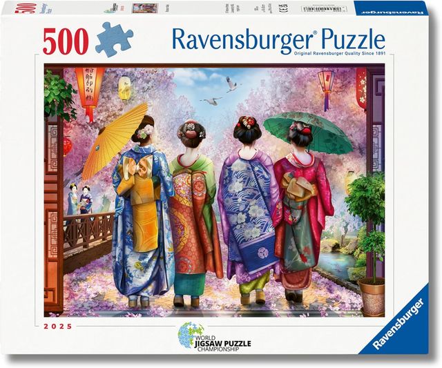 Ravensburger Puzzle 500 PC - Passeggiata in fiore