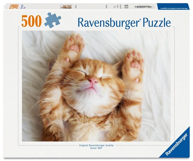 Ravensburger Puzzle 500 PC - Puppies Collection: gattino sognatore 12001905