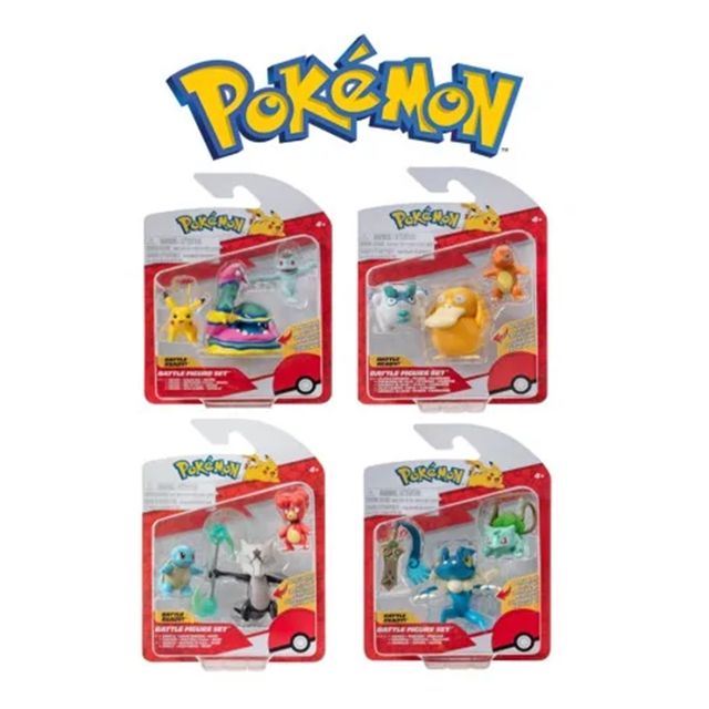Rei Toys Pokémon Battle Figure Set 3 personaggi (Assortimento) 4 PK020400