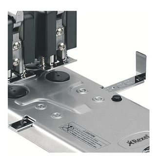 Rexel HD2150 - Perforatore - carico pesante - 150 fogli - metallo - nero/argento