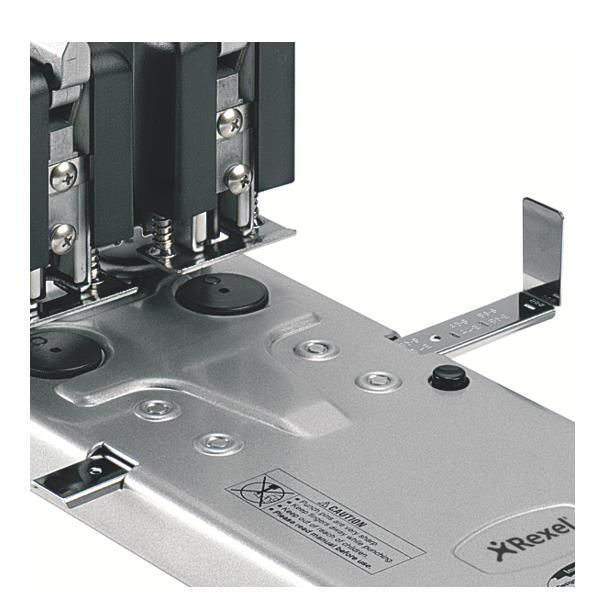 Rexel HD2150 - Perforatore - carico pesante - 150 fogli - metallo - nero/argento