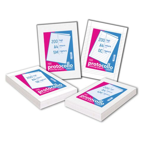 Risma 2x200 fogli protocollo 60gr 2 colonne art.1284 Blasetti