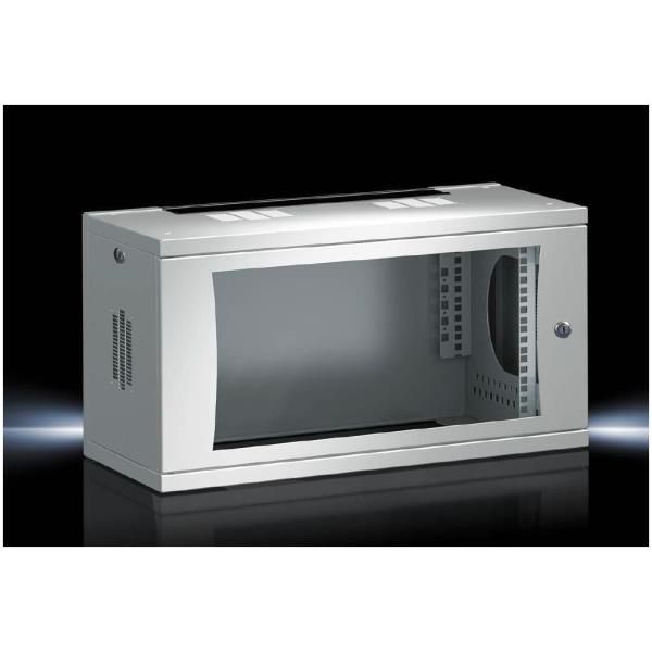 Rittal FlatBox - Armadio - montaggio a parete - RAL 7035 - 6U - 19"