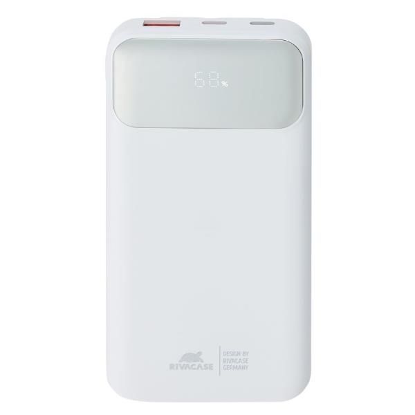 Rivacase Battery Bank (10000 mAh) 22,5W fast charger con 3 cavi integrati (di c…