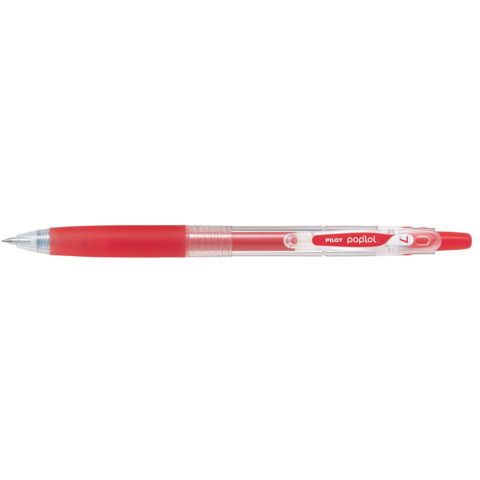 Roller gel a scatto Pop'lol 0,7mm rosso Pilot