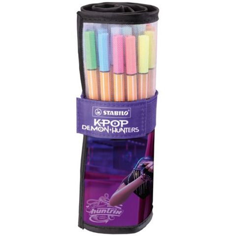 Rollset fineliner Stabilo Point 88 KPop Demon Hunters in conf. da 25 pezzi asso…