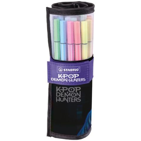 Rollset pennarelli Stabilo Pen 68 KPop Demon Hunters in conf. 25 pezzi assortit…