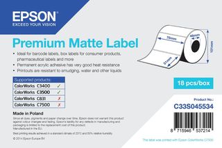 S045534 NR.650 ETICHETTE 76X51MM