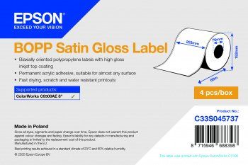 S045737 BOPP SAT.GL.LAB.203MMX68MM