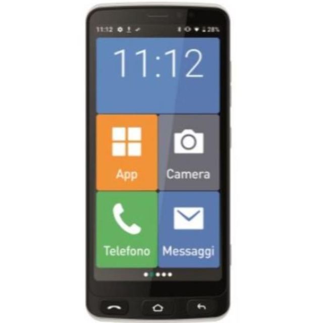 SAIET SENIOR SMARTPHONE 16 GB DUAL SIM PER ANZIANI 5.5" STS550 NERO