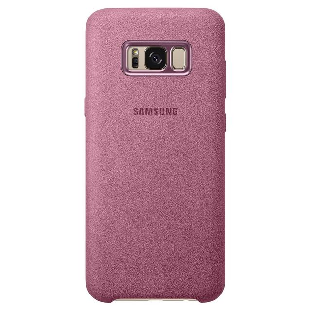 SAMSUNG ALCANTARA COVER GALAXY S8+ PINK