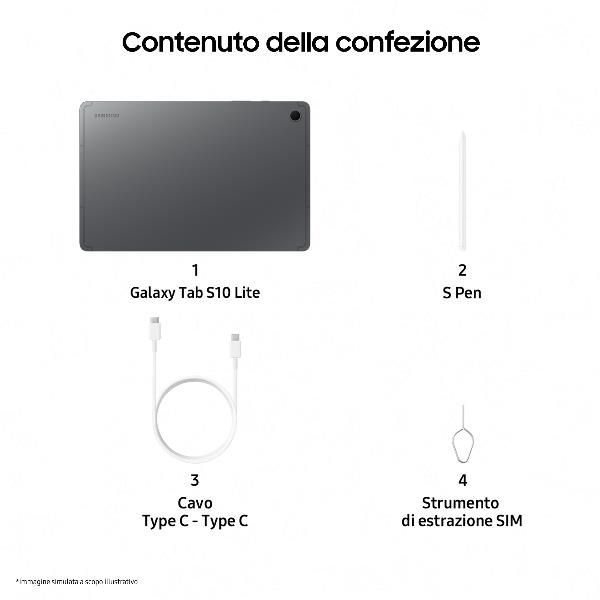 SAMSUNG X400 GALAXY TAB S10 LITE ENTERPRISE EDITION 10.9" OCTA CORE 128GB RAM 6…
