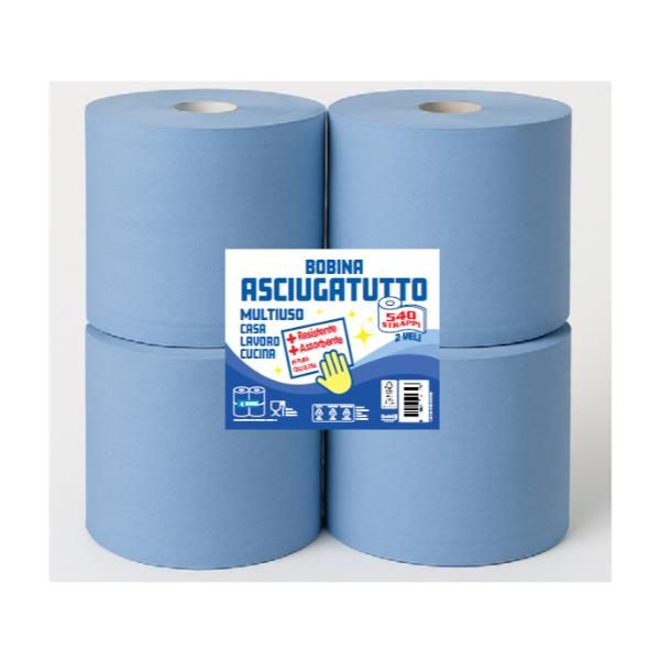 SCATOLIFICIO CF4 BOBINE 2 VELI 540 BLU