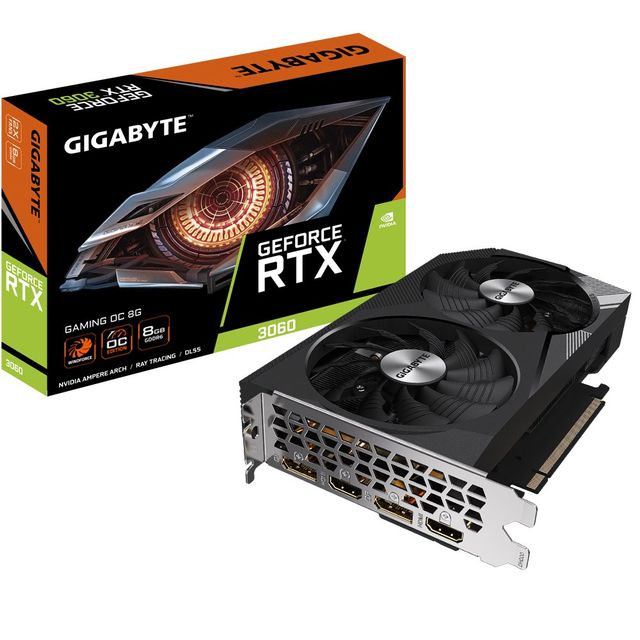 SCHEDA VIDEO GEFORCE RTX 3060 GAMING OC 2.0 8GB (GV-N3060GAMING OC)