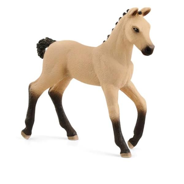SCHLEICH PULEDRO HANNOVERIAN RED DUN IN PLASTICA 8.3X2X8 CM