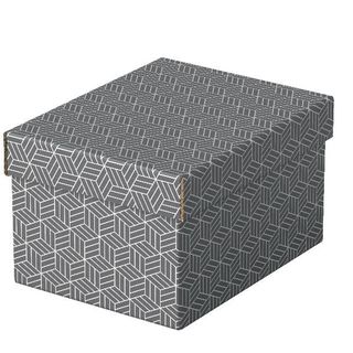 Esselte Home - Scatola per archiviazione - small - grigio (pacchetto di 3)