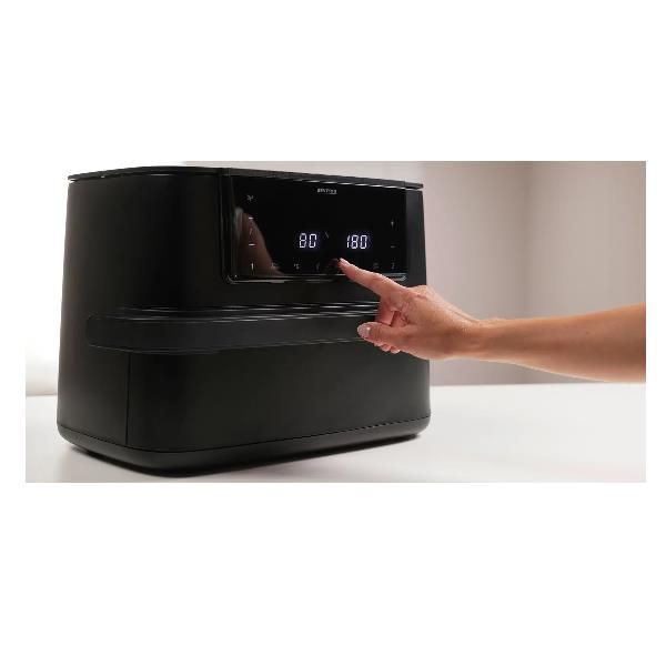 SEVERIN FR 2490 FRIGGITRICE AD ARIA 9 LT 2600W 2 ZONE DI COTTURA INDIPENDENTI 1…