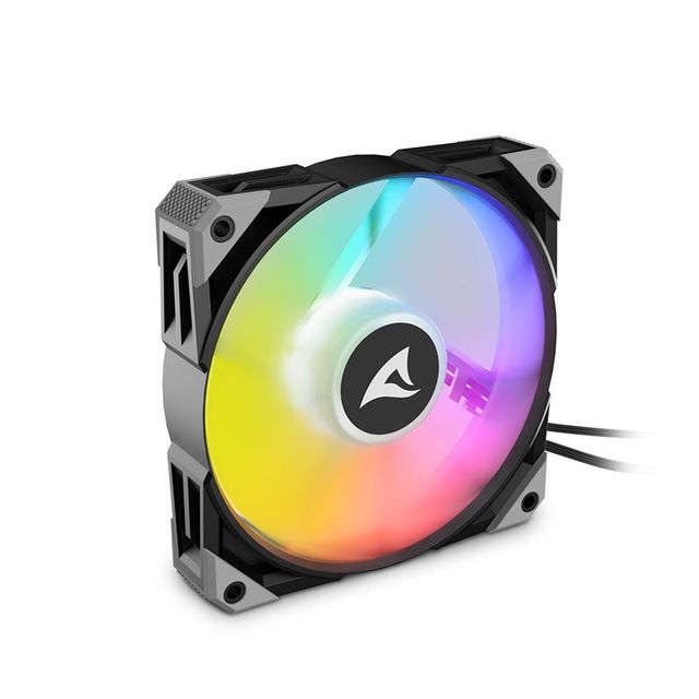 SHARKOON REBEL F50 PWM ADDRESSABLE RGB FAN 120 x 120 x 25 BIANCO