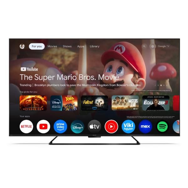 SHARP 50 HR7 UHD 4K GOOGLE TV QLED 144HZ