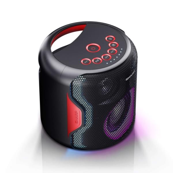 SHARP PS-921(BK) ALTOPARLANTE PER FESTE BLUETOOTH COMPATTO E PORTATILE CON LUCI…