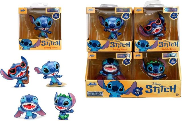 SIMBA - DISNEY STITCH DIE CAST CM 6,5 WAVE 2 4asst