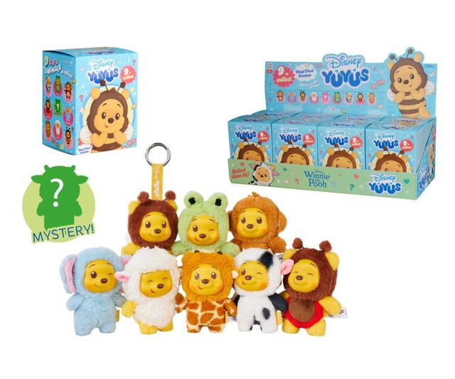 SIMBA - YUYUS BLIND BOX "Disney Winnie the Pooh" clips 8 assortiti - cm.12