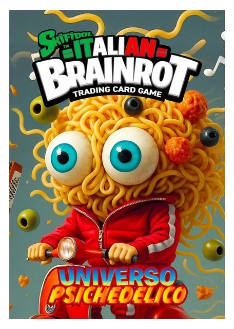 SKIFIDOL - ITALIAN BRAINROT TCG - SERIE ALPHA UNIVERSO PSICHEDELICO 1 ALBUM RAC…