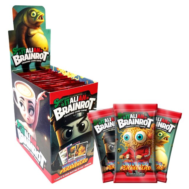 SKIFIDOL - ITALIAN BRAINROT TCG - SERIE ALPHA UNIVERSO PSICHEDELICO 1 BUSTINA -…