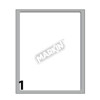 Etichette adesive - in carta - permanenti - 142 x 110 mm - 1 et/fg - 10 fogli -…
