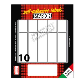Etichette adesive - in carta - permanenti - 70 x 20 mm - 10 et/fg - 10 fogli - …